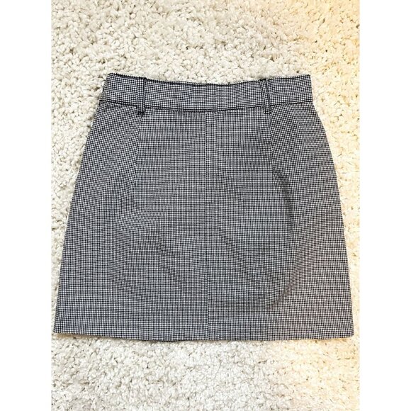 H&M Divided NWT Black & White Houndstooth Mini Skirt Size 2 - Picture 1 of 3